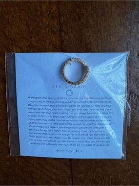 Gold Begin Again Bryan Anthonys Snake Ring- size 5